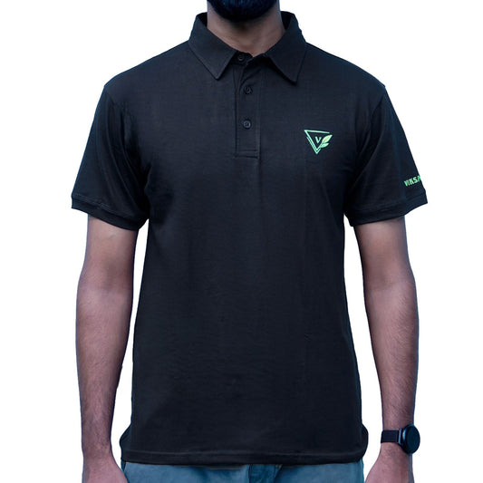 Slim Fit Polo T-Shirt Black