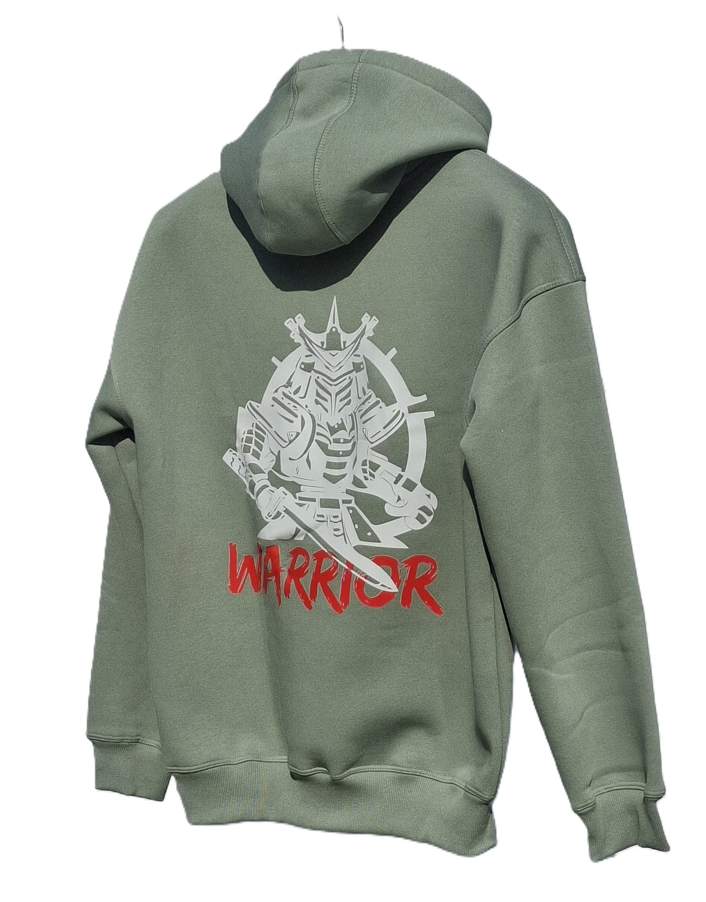 VIKSAAR Sage Green Oversized Hoodie – Warrior Edition