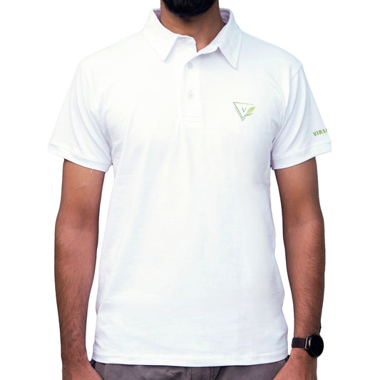 Slim Fit Polo T-Shirt White