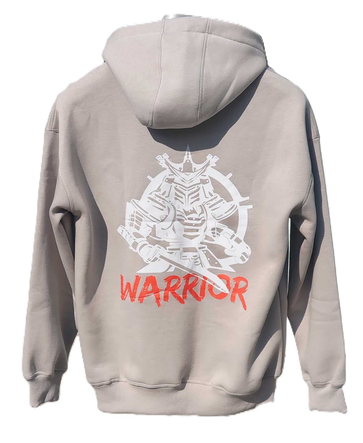 VIKSAAR Silver Grey Oversized Hoodie – Warrior Edition