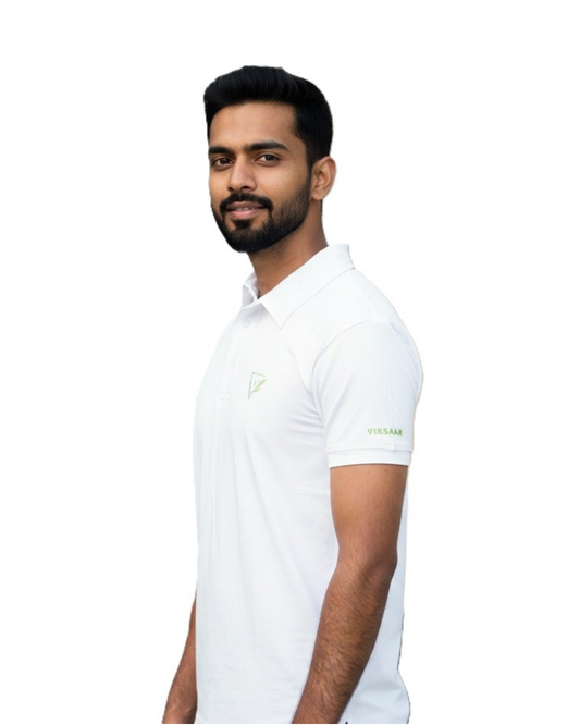 Slim Fit Polo T-Shirt White
